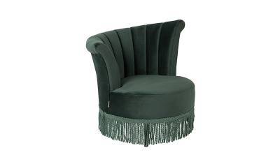 Dutchbone Fauteuil Flair Dark Green Dutchbone Fauteuil Flair Dark Green