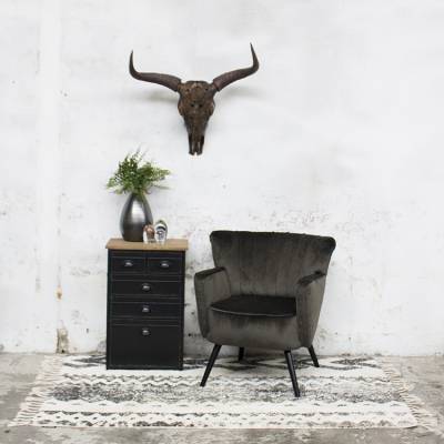 Fauteuil Fonz - Donkergroen Fauteuil Fonz - Donkergroen