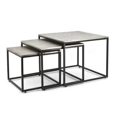 Coffeetable set Trapeze vierkant Coffeetable set Trapeze vierkant