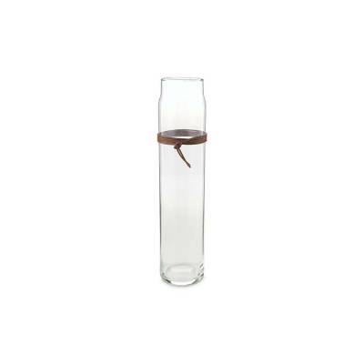 Vase Clear Class Leather Strap 30cm Vase Clear Class Leather Strap 30cm