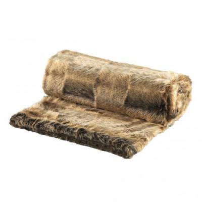 PTMD Deken Fake Fur Softly Yellow PTMD Deken Fake Fur Softly Yellow