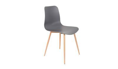 White Label Living Stoel Leon Grey White Label Living Stoel Leon Grey