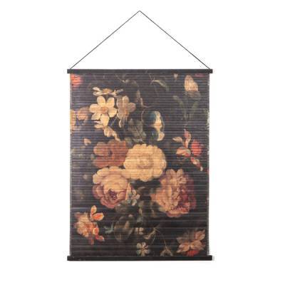Wandkaart Miyagi Flowers - Groot - By-Boo Wandkaart Miyagi Flowers - Groot - By-Boo