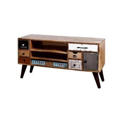TV meubel Cato - 1drs. 7 laden (120cm) TV meubel Cato - 1drs. 7 laden (120cm)