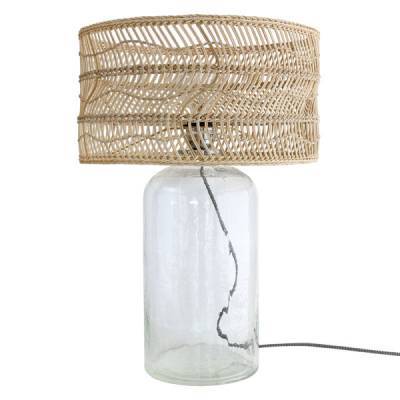 HK Living Tafellamp Fles Riet HK Living Tafellamp Fles Riet