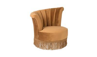 Dutchbone Fauteuil Flair Golden Brown Dutchbone Fauteuil Flair Golden Brown