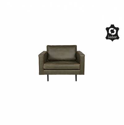 BePure Rodeo Fauteuil Army Leer BePure Rodeo Fauteuil Army Leer
