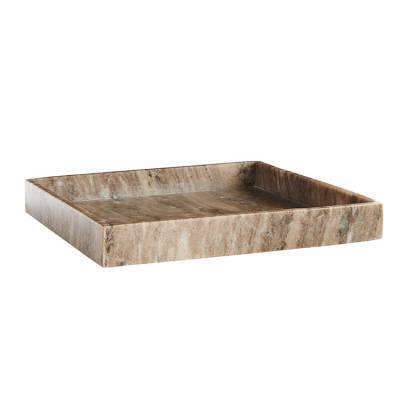 Madam Stoltz Marble Tray Beige Madam Stoltz Marble Tray Beige