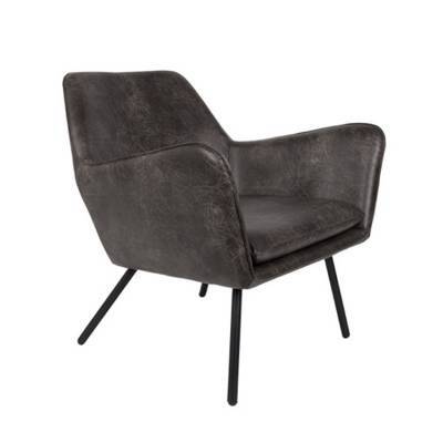 Zuiver Fauteuil Bon Dark Grey Zuiver Fauteuil Bon Dark Grey