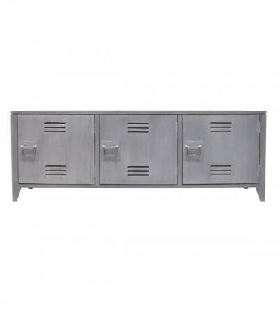 HK Living Tv Meubel Locker Grijs HK Living Tv Meubel Locker Grijs