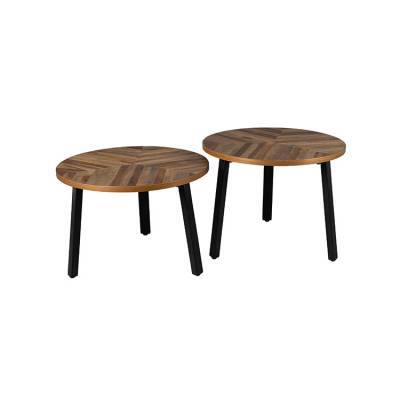 Dutchbone Bijzettafel Mundu Set Van 2 Dutchbone Bijzettafel Mundu Set Van 2