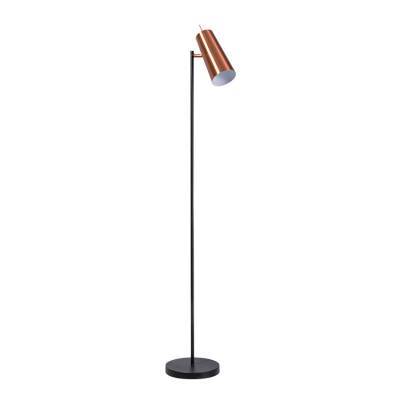 Vloerlamp Brooklyn Zwart Koper Vloerlamp Brooklyn Zwart Koper