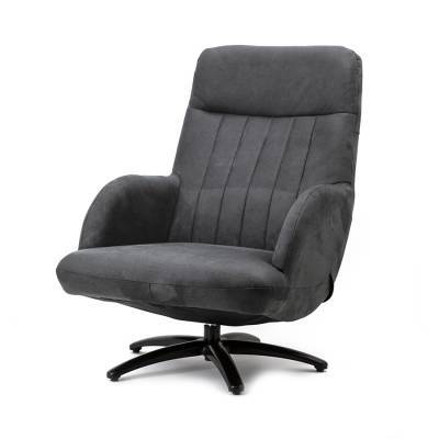 Fauteuil Winston - Antraciet Touareg - Eleonora Fauteuil Winston - Antraciet Touareg - Eleonora