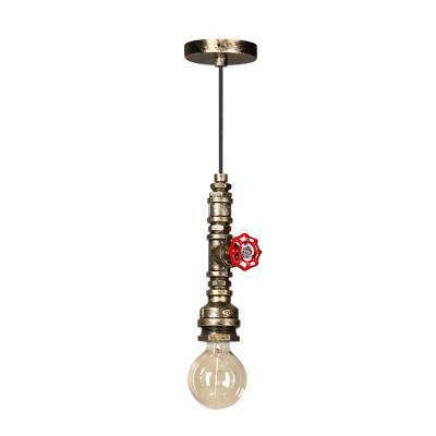 Hanglamp Fire hose Goud zwart Hanglamp Fire hose Goud zwart
