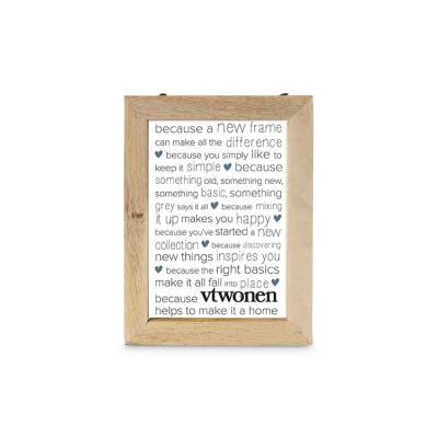 VTwonen Fotolijst Wood Natural 24x18cm VTwonen Fotolijst Wood Natural 24x18cm