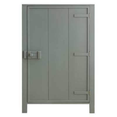 HK Living Kast Enkele Deur Legergroen HK Living Kast Enkele Deur Legergroen