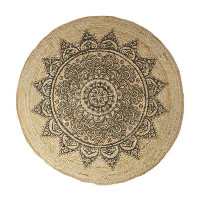 BePure Vloerkleed Sisal Rond Nachtblauw 150cm BePure Vloerkleed Sisal Rond Nachtblauw 150cm
