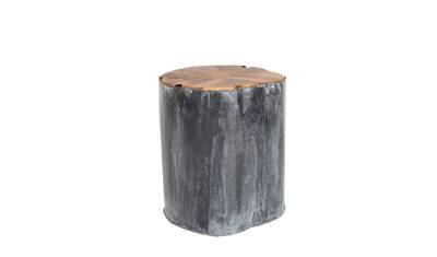 Dutchbone Bijzettafel Metal Teak Dutchbone Bijzettafel Metal Teak