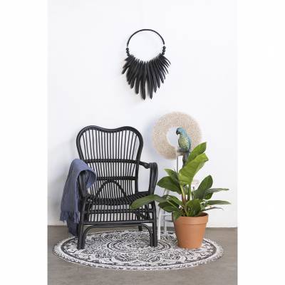 Fauteuil Tidore Zwart Fauteuil Tidore Zwart