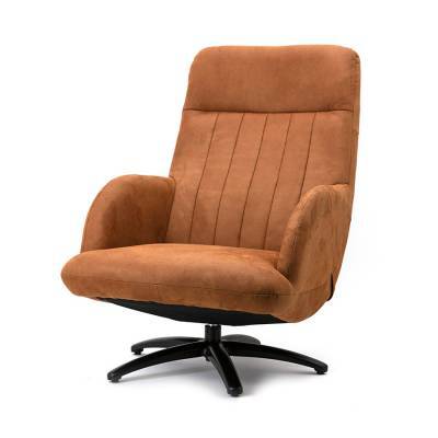 Fauteuil Winston - Cognac Touareg - Eleonora Fauteuil Winston - Cognac Touareg - Eleonora
