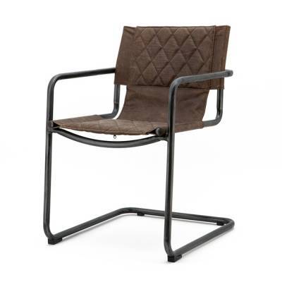 Chair Lester - dark brown vintage leather Chair Lester - dark brown vintage leather