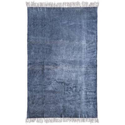 By-Boo Vloerkleed Mono Blue 120x180 cm By-Boo Vloerkleed Mono Blue 120x180 cm
