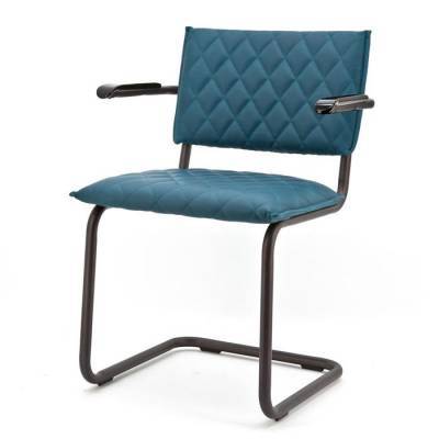 Stoel Vesper Met Armleuning Petrol Blauw Stoel Vesper Met Armleuning Petrol Blauw