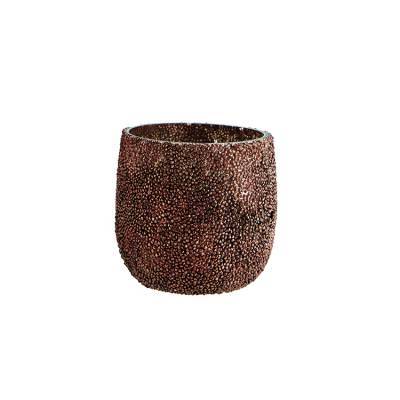 Madam Stoltz Waxinelicht Copper Beads 8x8 Madam Stoltz Waxinelicht Copper Beads 8x8
