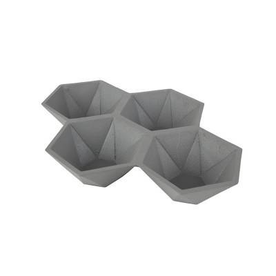 Zuiver Tray Hexagon Grijs Zuiver Tray Hexagon Grijs