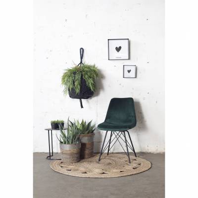 Stoel Ivy Velvet Dark Green set van 2 Stoel Ivy Velvet Dark Green set van 2