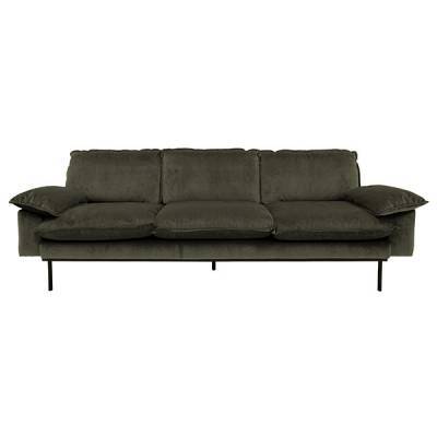 HKliving retro sofa 4-zits hunter HKliving retro sofa 4-zits hunter