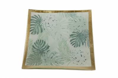 Botanische schaal glas S Botanische schaal glas S