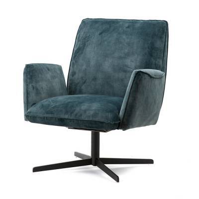 Fauteuil Vivian - Blauw Adore - Eleonora Fauteuil Vivian - Blauw Adore - Eleonora