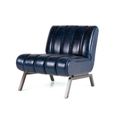 Fauteuil Shevy - Blauw java leder Fauteuil Shevy - Blauw java leder