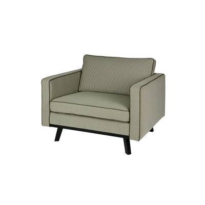 BePure Fauteuil Rebel Hout Groen BePure Fauteuil Rebel Hout Groen