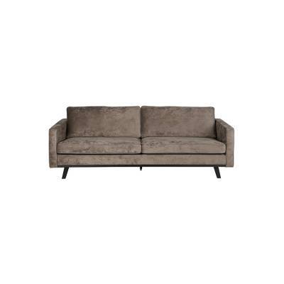 BePure Rebel Brushed 3-zits Houten Onderstel Warm Bruin BePure Rebel Brushed 3-zits Houten Onderstel Warm Bruin