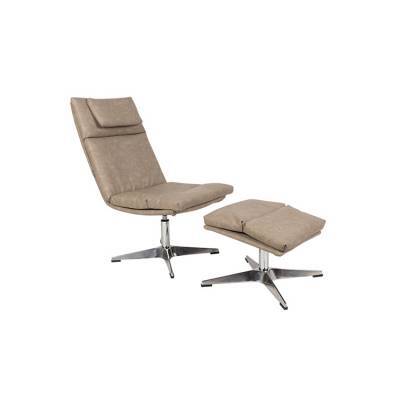 Zuiver Lounge Chair Chill Set Vintage Beige Zuiver Lounge Chair Chill Set Vintage Beige