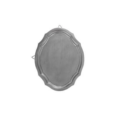 VTwonen Dienblad Oval Antique Zilver 40cm VTwonen Dienblad Oval Antique Zilver 40cm