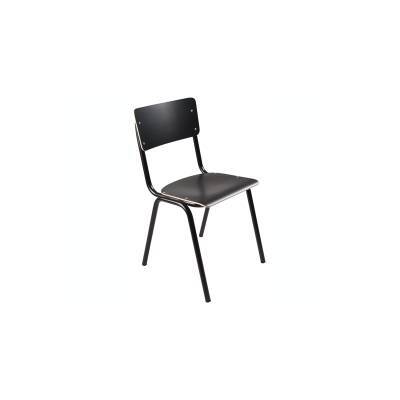 Zuiver Stoel Back To School Zwart Zuiver Stoel Back To School Zwart