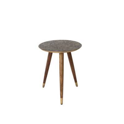 Dutchbone Bijzettafel Bast Brass Dutchbone Bijzettafel Bast Brass