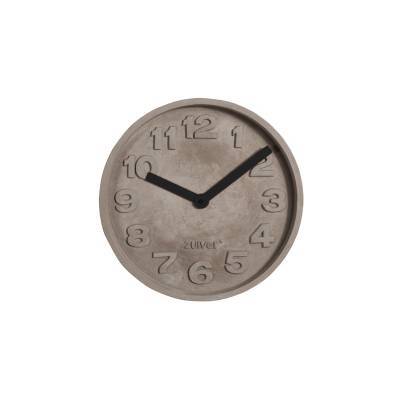 Zuiver Klok Concrete Time Zwart Zuiver Klok Concrete Time Zwart