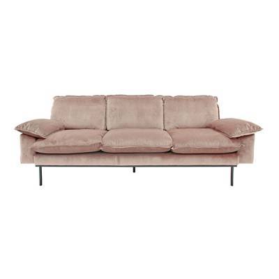 HKliving retro sofa 3-zits nude HKliving retro sofa 3-zits nude