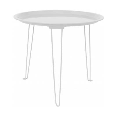 Present Time Bijzettafel Tray Iron White Present Time Bijzettafel Tray Iron White