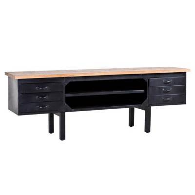 Tv Meubel Hout Metaal Industrieel Tv Meubel Hout Metaal Industrieel