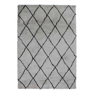 Vloerkleed Rox - Grijs 160x230cm - By-Boo Vloerkleed Rox - Grijs 160x230cm - By-Boo