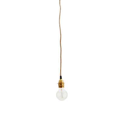 Madam Stoltz Lamp Fitting Jute Brass Madam Stoltz Lamp Fitting Jute Brass