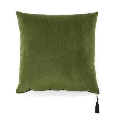Kussen Stuart - 45x45 - Groen - By-Boo Kussen Stuart - 45x45 - Groen - By-Boo