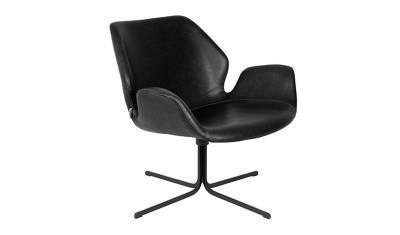 Lounge Chair Nikki All Black Lounge Chair Nikki All Black