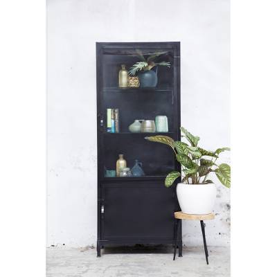 Vitrinekast Vintage Lab Zwart Vitrinekast Vintage Lab Zwart