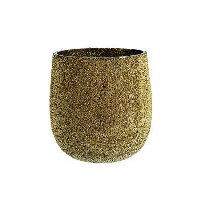Madam Stoltz Waxinelicht Gold Glass Beads 12x12 Madam Stoltz Waxinelicht Gold Glass Beads 12x12